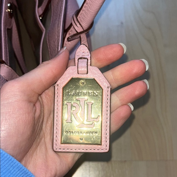 Ralph Lauren Pink Leather Tote - Picture 7 of 9